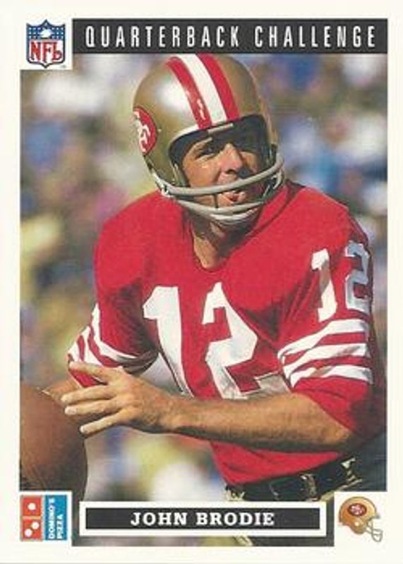 1991 Upper Deck Domino's The Quarterbacks #33 Base