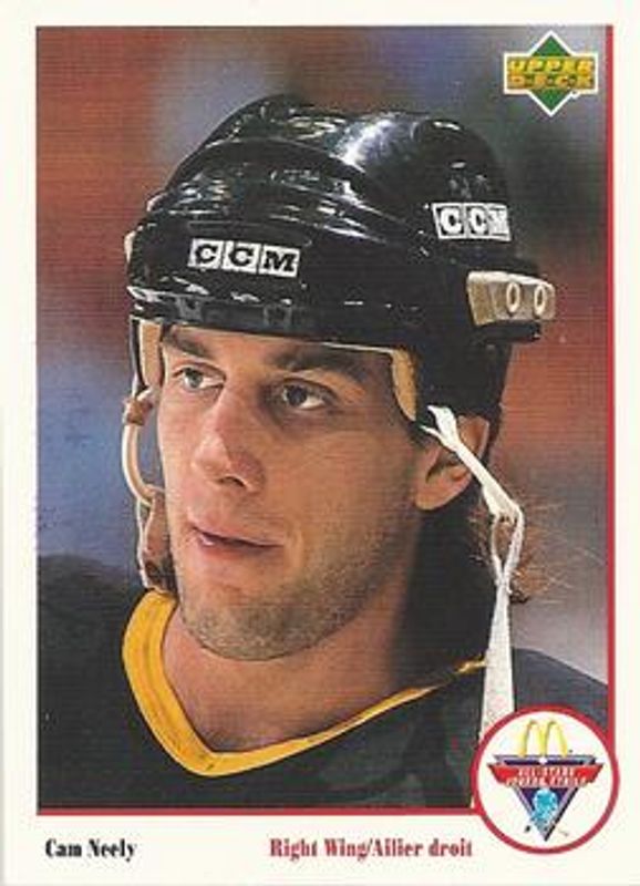 Cam Neely 1991 Upper Deck McDonald's All-Stars #Mc-1 Base RAW