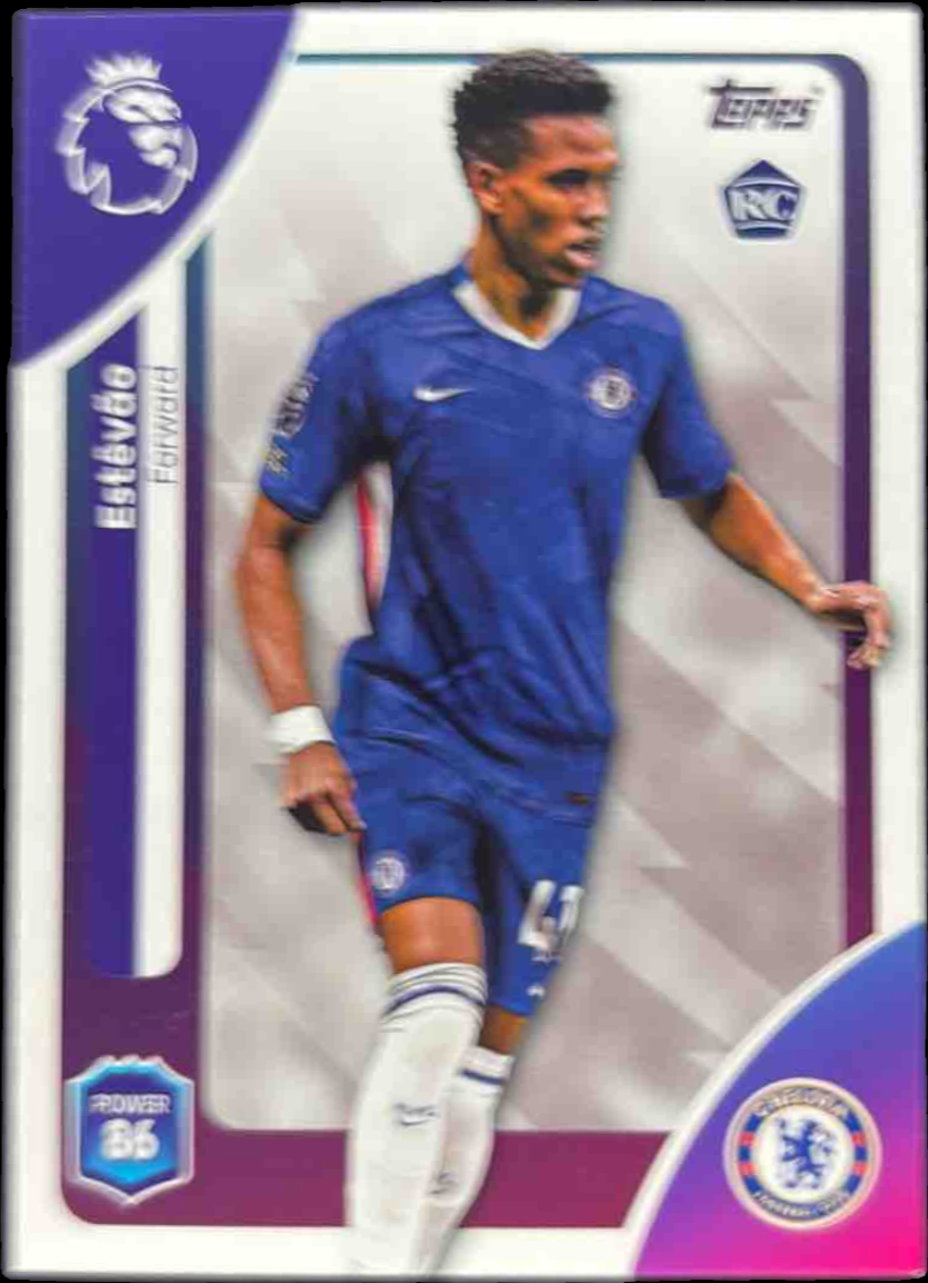 Estevao 2025 Topps Premier League #105 Base Price Guide - Sports