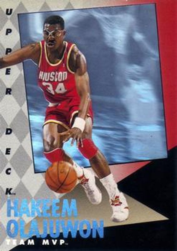 Hakeem Olajuwon 1992 Upper Deck MVP Holograms #10 Base /138000 RAW