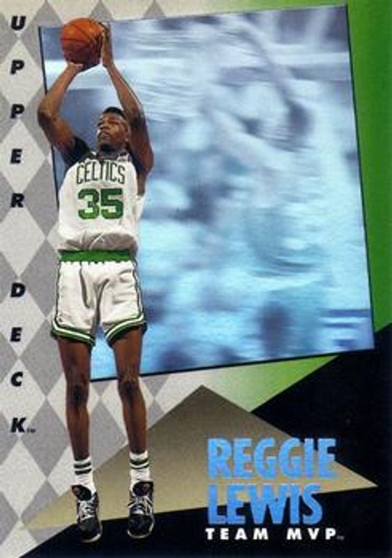 Reggie Lewis 1992 Upper Deck MVP Holograms #2 Base /138000 RAW