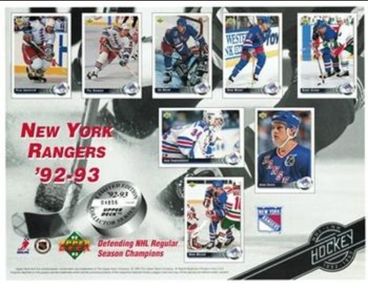 1992 Upper Deck Promotional Sheets Base /46557
