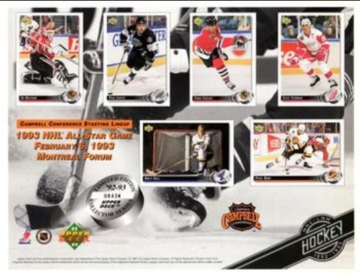 1992 Upper Deck Promotional Sheets Base /46557