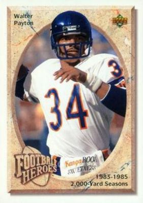 1992 Upper Deck #23 Football Heroes: Walter Payton