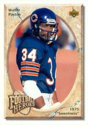 1992 Upper Deck #20 Football Heroes: Walter Payton