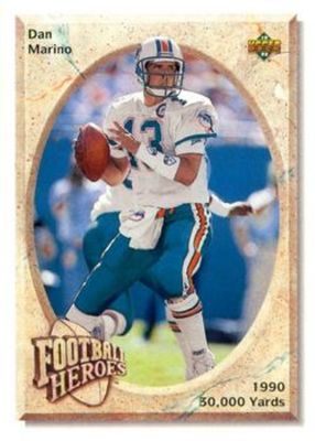 1992 Upper Deck #34 Football Heroes: Dan Marino