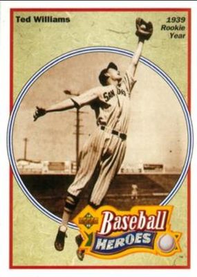 1992 Upper Deck #28 Baseball Heroes: Ted Williams