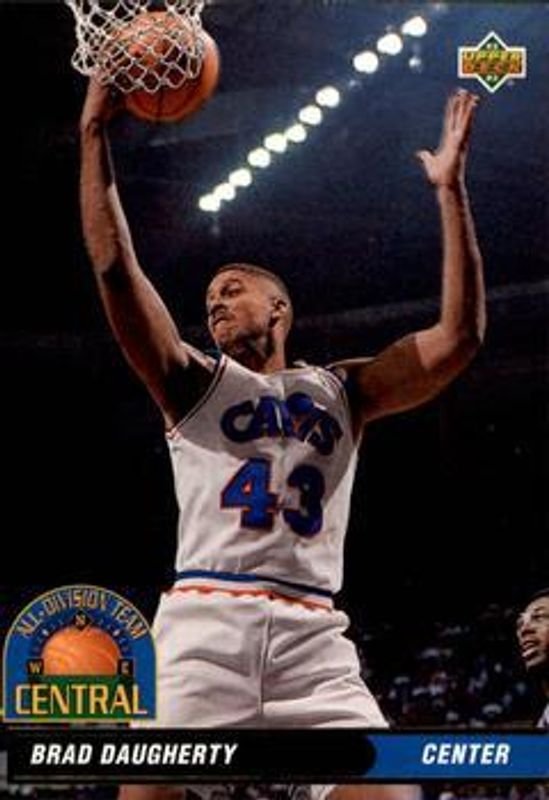 Brad Daugherty 1992 Upper Deck Spanish #40 Base RAW