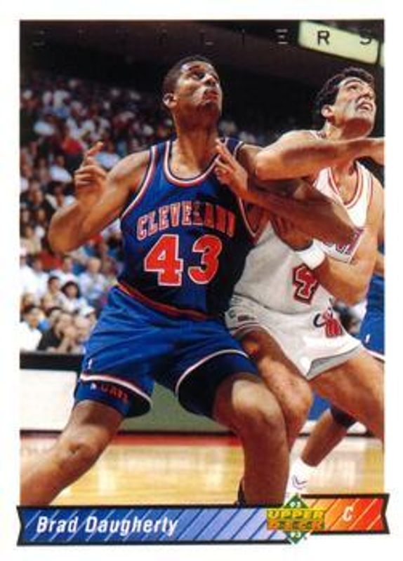 Brad Daugherty 1992 Upper Deck Spanish #125 Base RAW