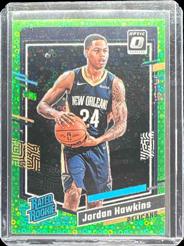 2023 Optic #238 Fast Break Neon Green /5