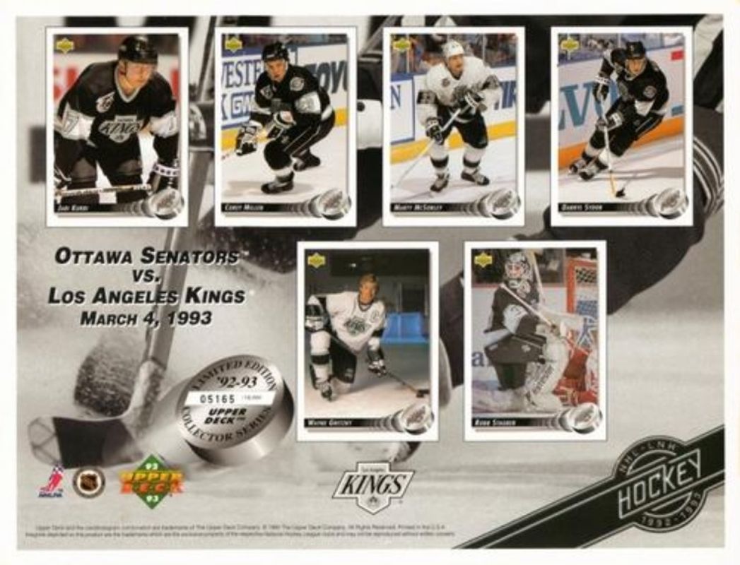 1992 Upper Deck Commemorative Sheets /17000