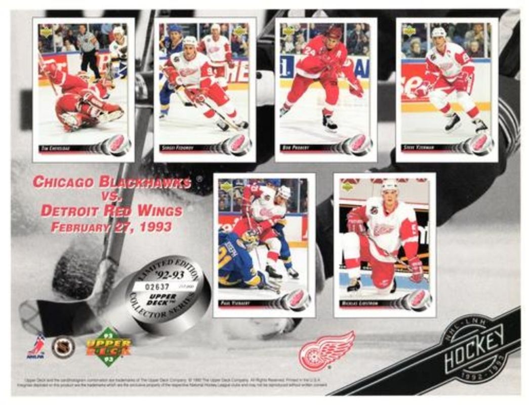 1992 Upper Deck Commemorative Sheets /17000
