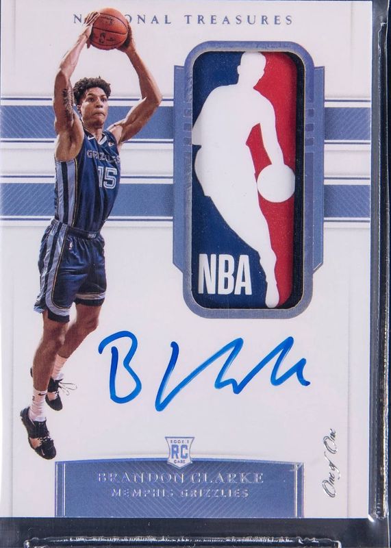 2019 National Treasures #126 Rookie Patch Auto - Logoman /1