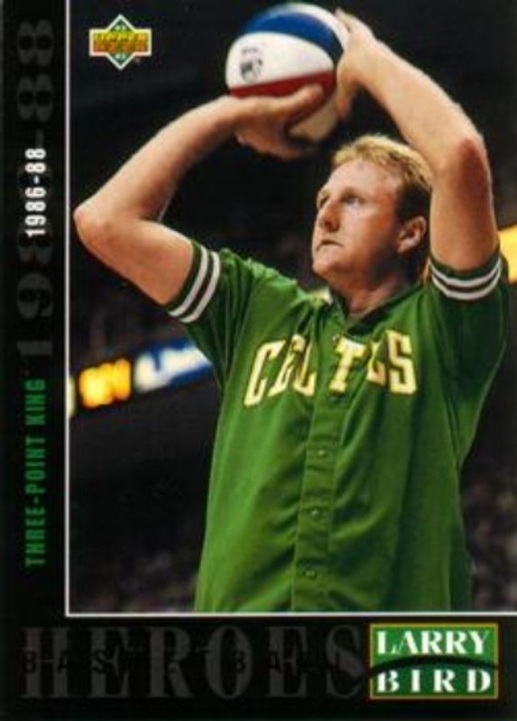 Larry Bird 1992 Upper Deck #24 Basketball Heroes: Larry Bird RAW