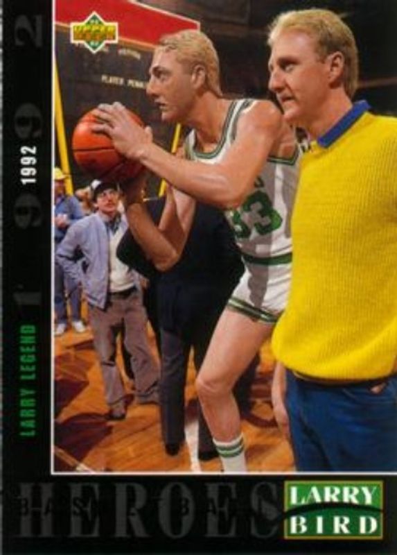 Larry Bird 1992 Upper Deck #26 Basketball Heroes: Larry Bird RAW