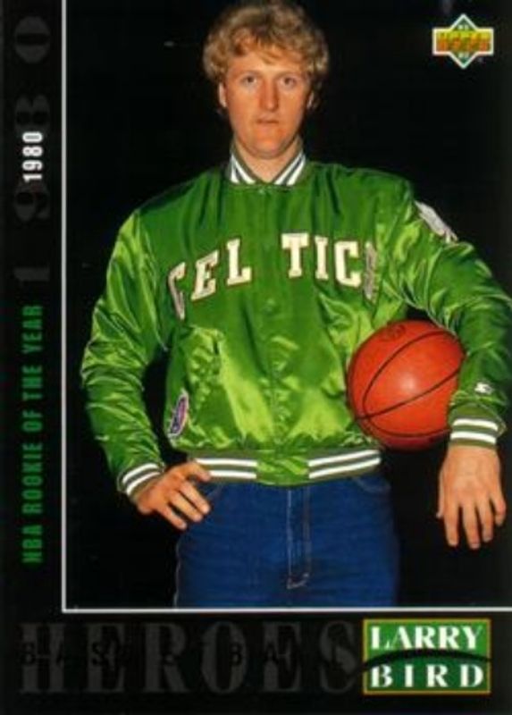 Larry Bird 1992 Upper Deck #20 Basketball Heroes: Larry Bird RAW