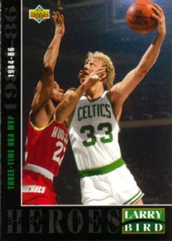 Larry Bird 1992 Upper Deck #23 Basketball Heroes: Larry Bird RAW