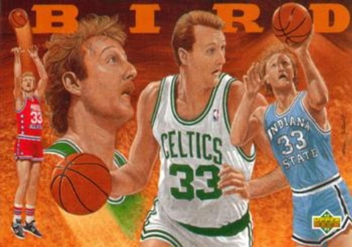 Larry Bird 1992 Upper Deck #27 Basketball Heroes: Larry Bird RAW