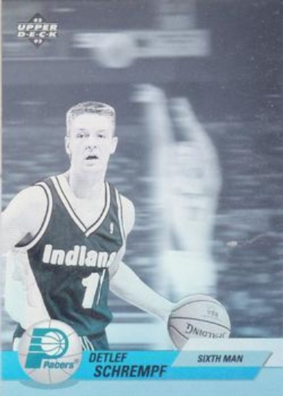 Detlef Schrempf 1992 Upper Deck #AW4 Award Winner Holograms RAW