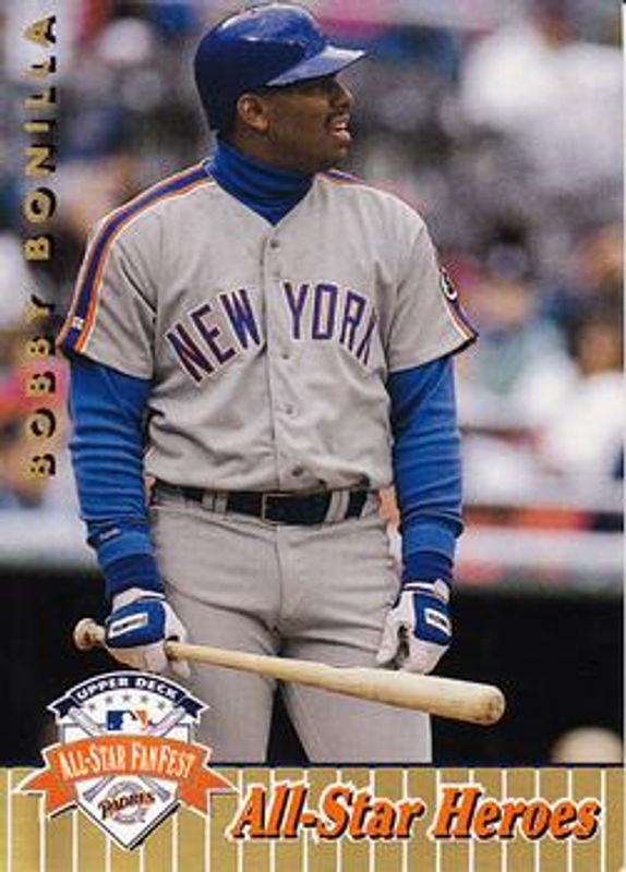 Bobby Bonilla 1992 Upper Deck All-Star FanFest #15 Gold RAW