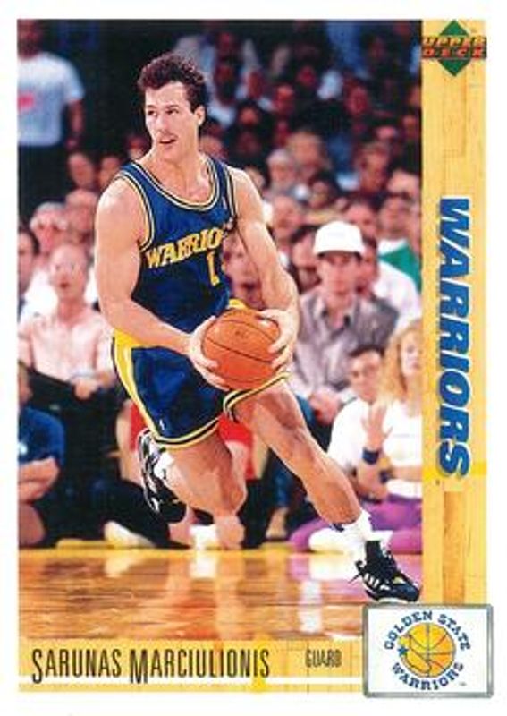 Sarunas Marciulionis 1992 Upper Deck McDonald's French #21 Base RAW