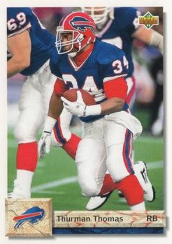 Thurman Thomas 1992 Upper Deck #145 Base RAW