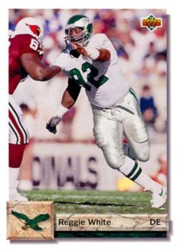 Reggie White 1992 Upper Deck #185 Base RAW