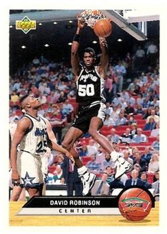 David Robinson 1992 Upper Deck McDonald's #P37 Base RAW