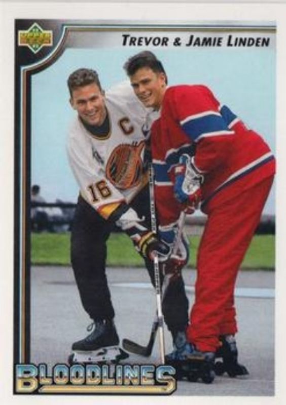 Trevor Linden 1992 Upper Deck #38b Base RAW