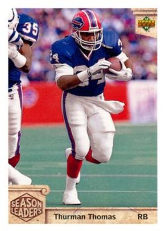 Thurman Thomas 1992 Upper Deck #309 Base RAW