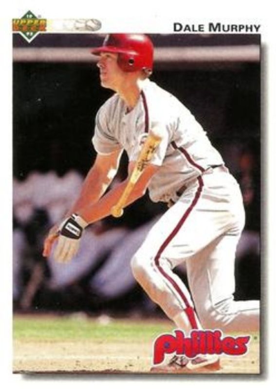 Dale Murphy 1992 Upper Deck #127 Gold Hologram RAW