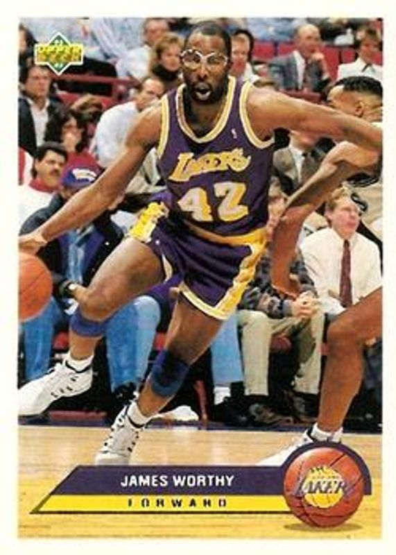 James Worthy 1992 Upper Deck McDonald's #P21 Base RAW