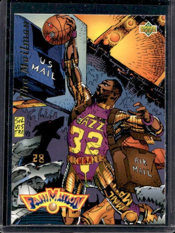 Karl Malone 1992 Upper Deck #508 Base RAW