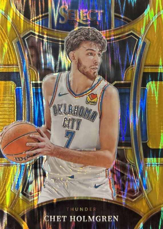 Chet Holmgren 2023 Select #360 Mezzanine Gold Tectonic /10 RAW