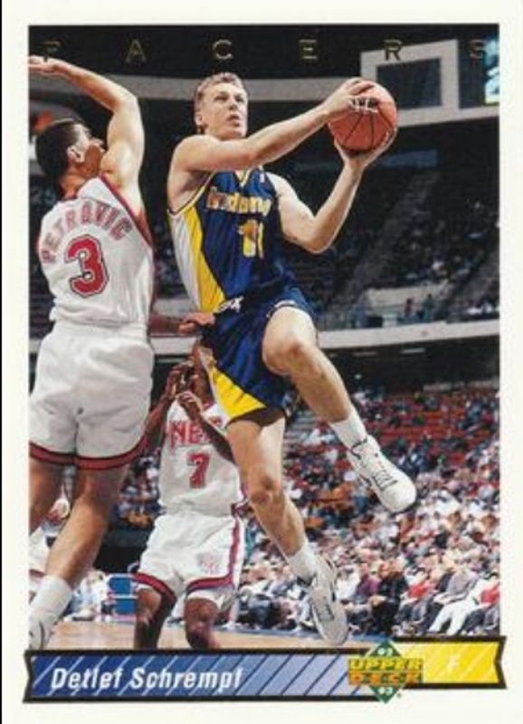 Detlef Schrempf 1992 Upper Deck #169 Base RAW