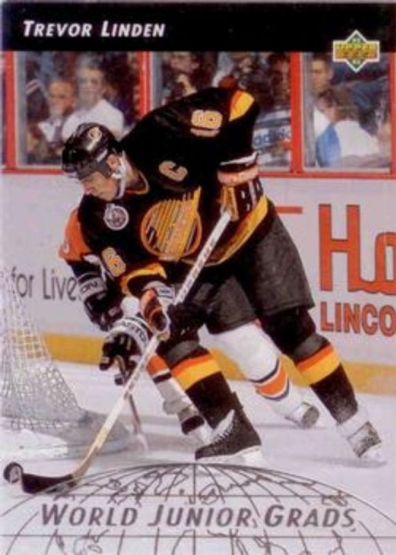 Trevor Linden 1992 Upper Deck #WG14 World Junior Grads RAW