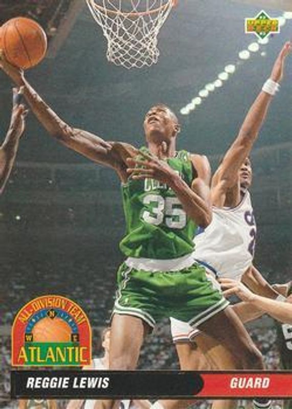 Reggie Lewis 1992 Upper Deck Spanish #38 Base RAW