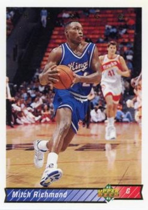Mitch Richmond 1992 Upper Deck #162 Base RAW