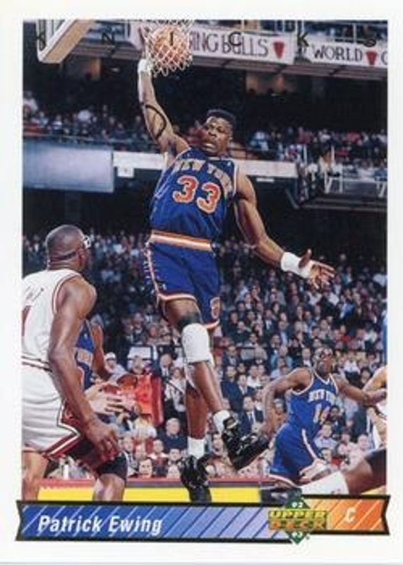 Patrick Ewing 1992 Upper Deck #130 Base RAW
