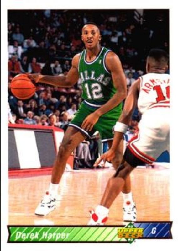 Derek Harper 1992 Upper Deck #98 Base RAW