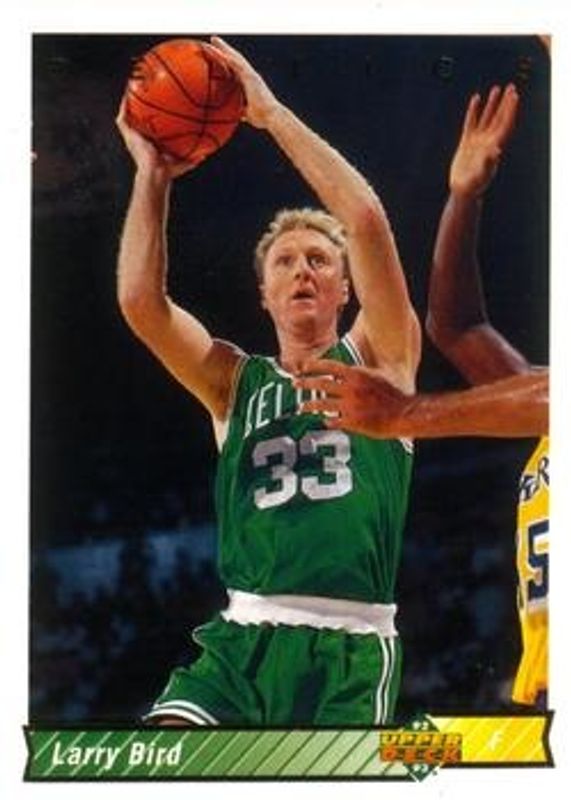 Larry Bird 1992 Upper Deck #33a Base RAW
