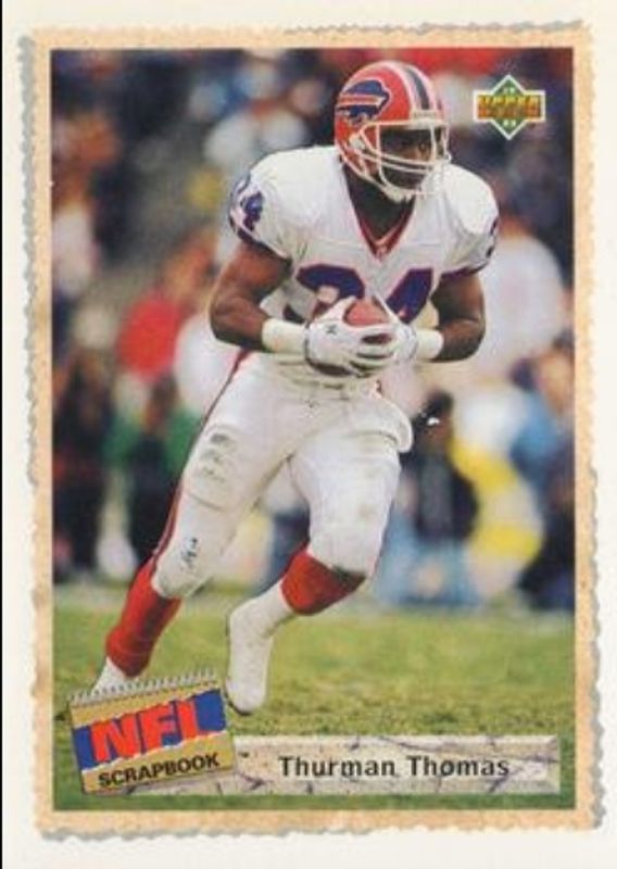 Thurman Thomas 1992 Upper Deck #512 Base RAW