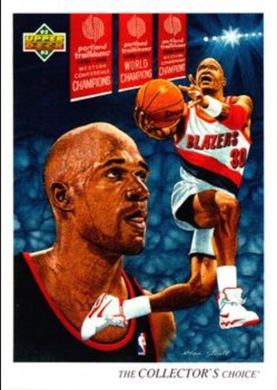Terry Porter 1992 Upper Deck #60b Base RAW
