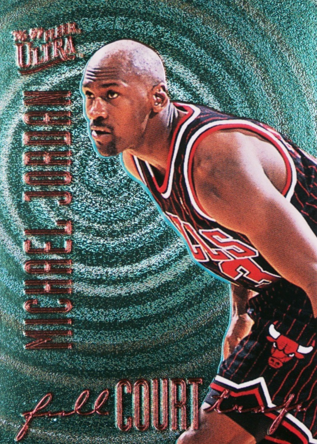Michael Jordan 1996 Fleer Ultra #1 Full Court Trap - Gold Price