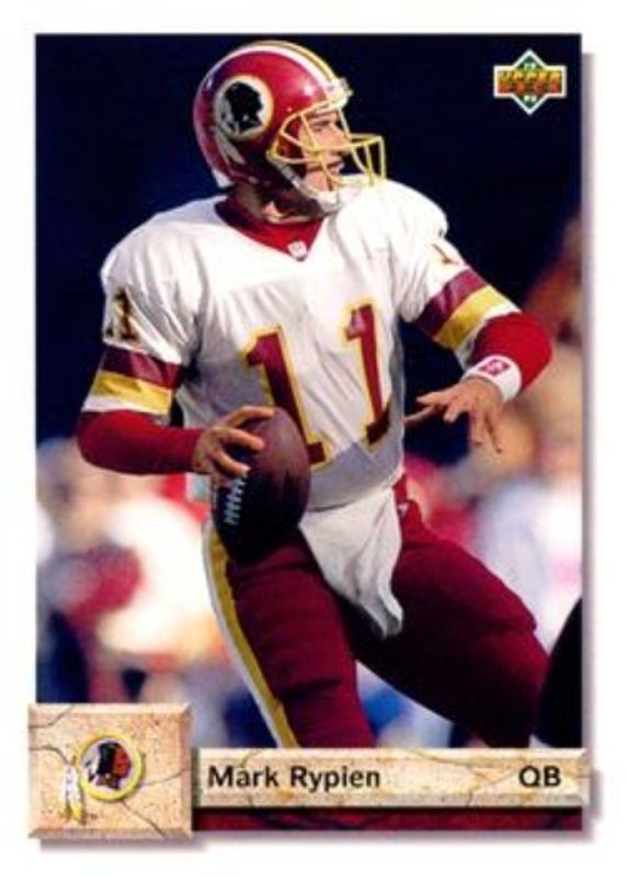 Mark Rypien 1992 Upper Deck #246 Base RAW