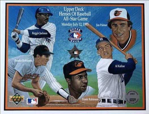 1993 Upper Deck Heroes of Baseball Base /53600