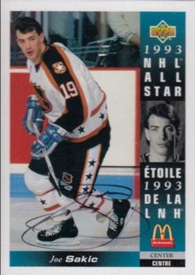 1993 Upper Deck McDonald's NHL All-Stars #McD-24 Autographs
