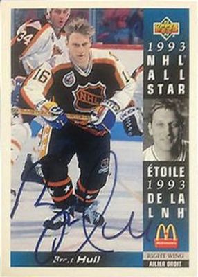 1993 Upper Deck McDonald's NHL All-Stars #McD-07 Autographs