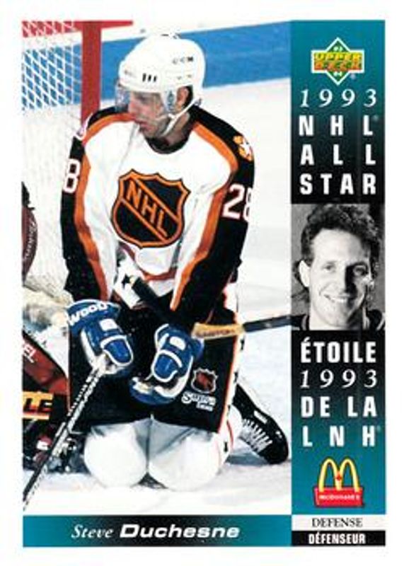 1993 Upper Deck McDonald's NHL All-Stars #McD-14 Base