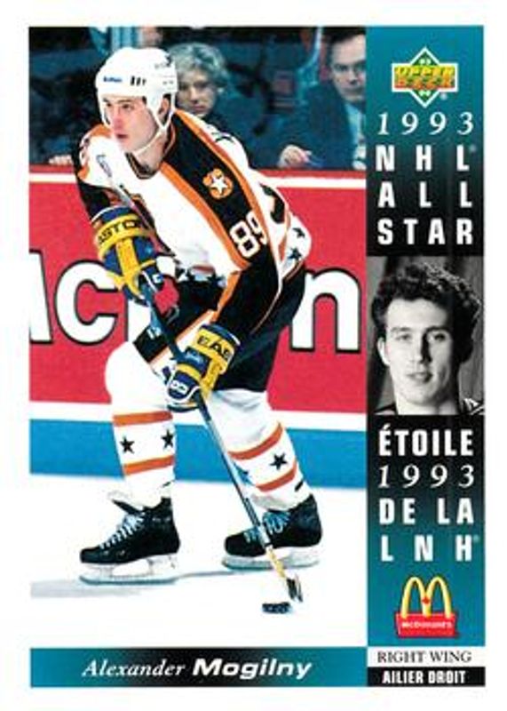 Alexander Mogilny 1993 Upper Deck McDonald's NHL All-Stars #McD-19 Base RAW